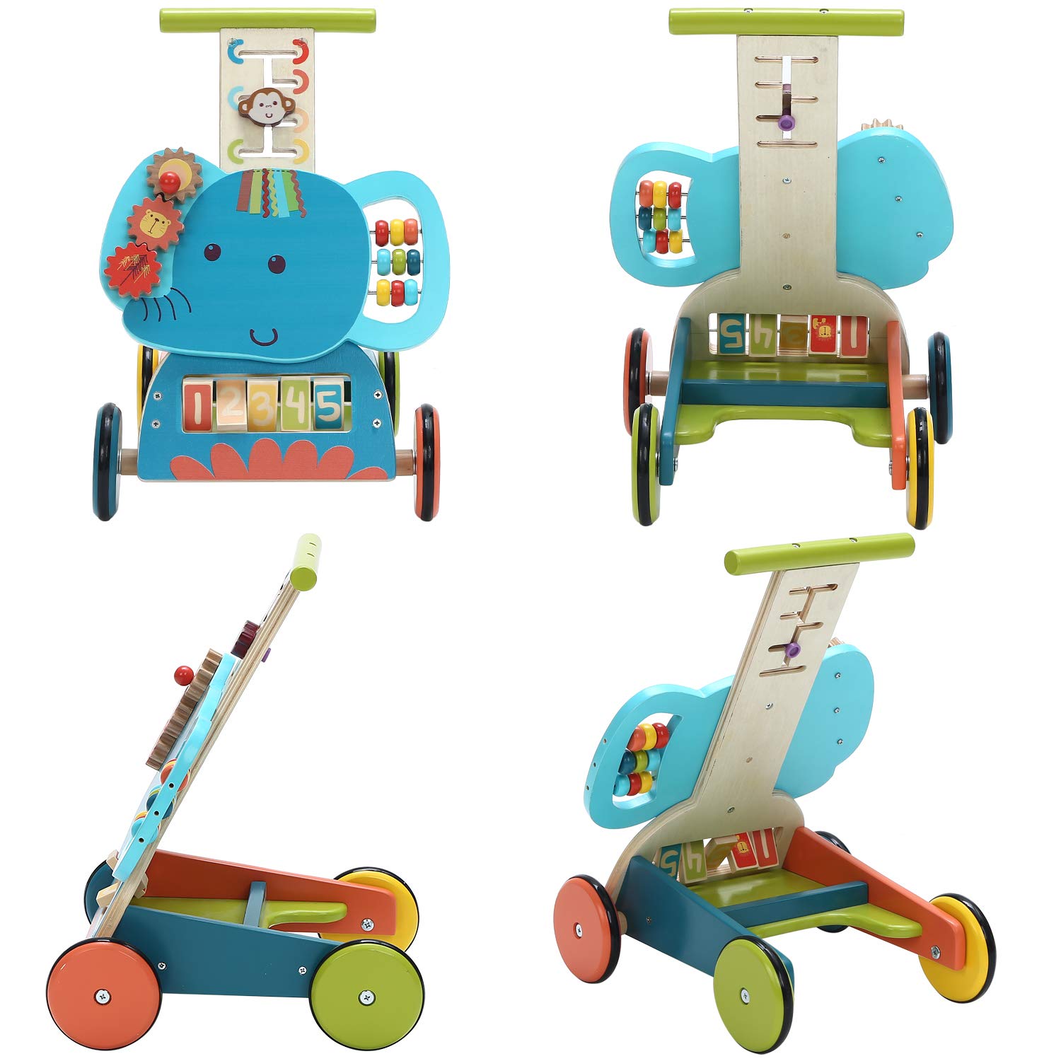Labebe - Baby Learning Activity Wooden Walker