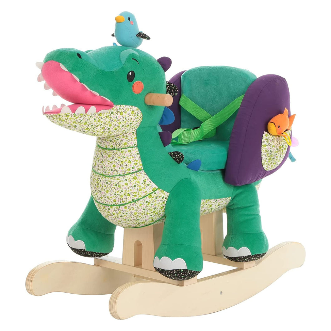 Labebe   -  Child Rocking Horse Toy Green Crocodile