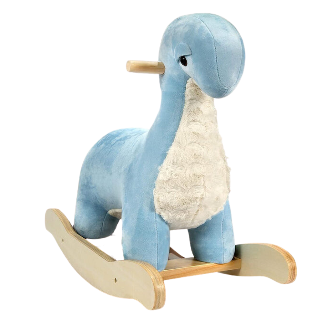 Labebe-Baby Blue Dinosaur Rocking Horse