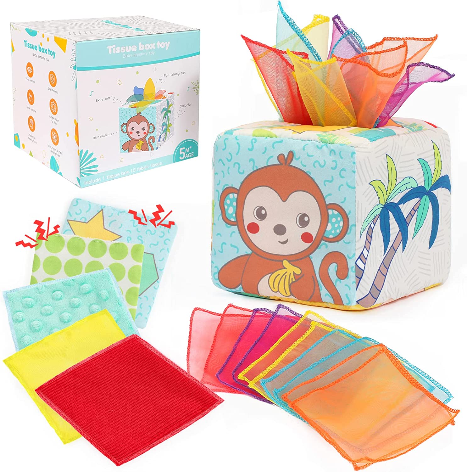 Labebe - baby tissue box toy
