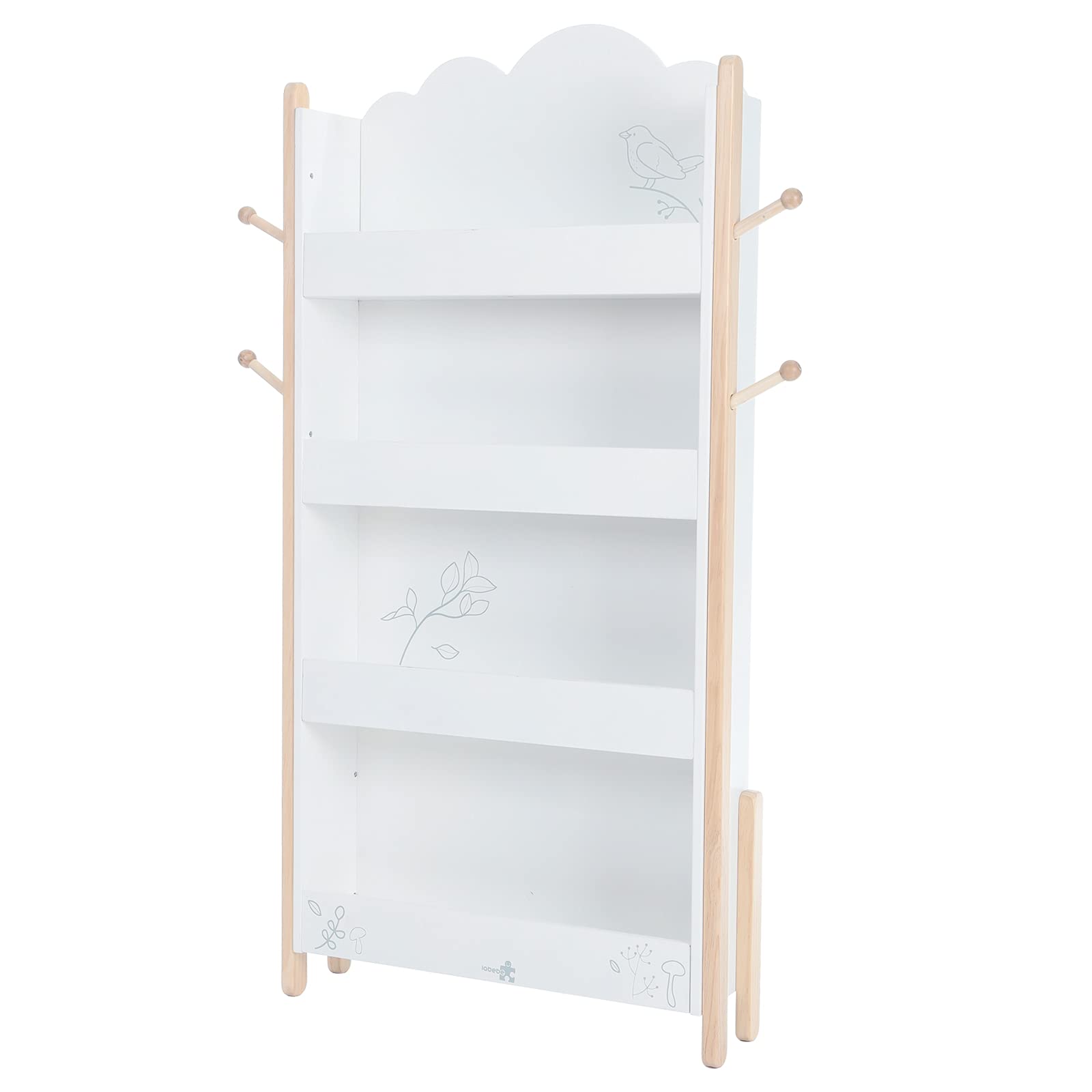 Labebe  - Baby White Wooden Bookcase