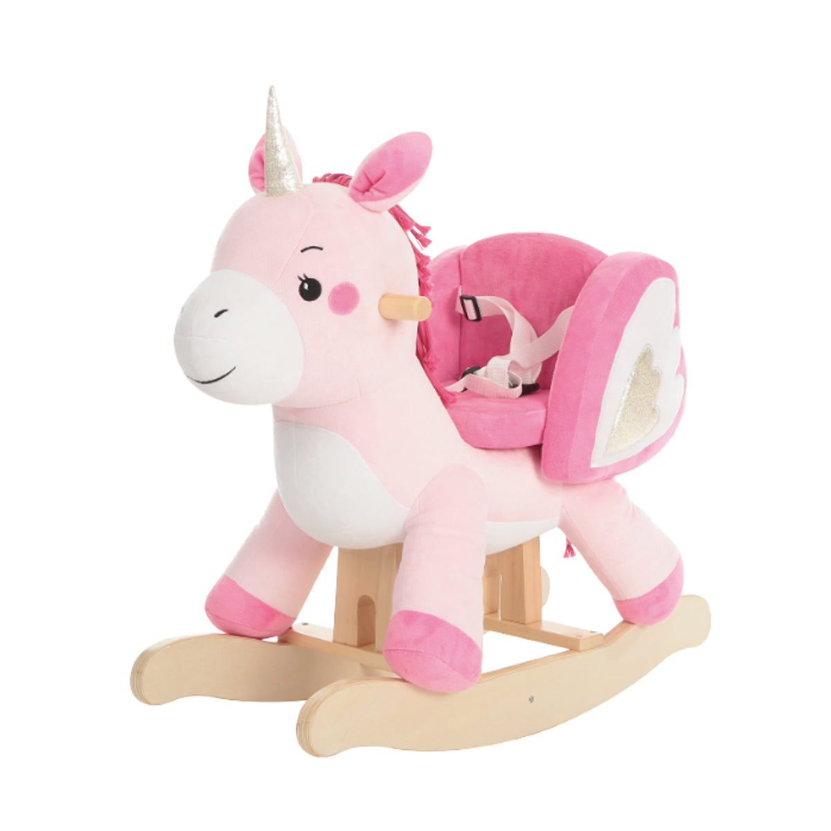 Labebe   -  Baby Rocking Horse-Ride Plush Unicorn Rocker